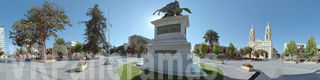 Panorámica de la plaza de los heroes de Rancagua